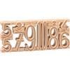 Wissner Aktiv lernen - Set di 34 Numeri di pila in RE-Wood®, in Una Scatola