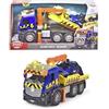 Dickie Toys Dickie City Mercedes Actros Action Truck Camion Carroattrezzi 26 cm a Frizione, parti apribili, Luci & Suoni, + 3 anni, 203745016