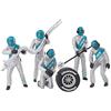 Carrera 20021133 - Set di Figure - Team Meccanici, Argento