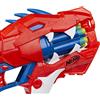 Nerf DinoSquad, blaster lancia-dardi Raptor-Slash, tamburo rotante da 6 dardi, raffica di colpi, 6 dardi Nerf, design dinosauro velociraptor