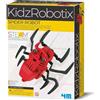 4M KidzRobotix Crea il Tuo Ragno Robot | Kit STEM per Costruire un Ragno Meccanico che Cammina | Gioco Educativo per Bambini 8+