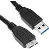 Digitus Cavo USB3 A/micro-B M/M 1.80m nero [AK-300116-018-S]