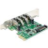 Delock Scheda Pci Delock Express Card 4x USB3.0 ext +LowProfile [89360]