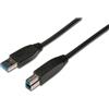 Digitus Cavo Usb Digitus A -> B St/St 1.80m nero [AK-300115-018-S]