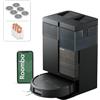 iRobot Roomba® Plus 576 Combo robot aspirapolvere lavapavimenti, 25.000 Pa | Con stazione AutoWash™ autosvuotante lavaggio mop estensibili con acqua calda 75°C e asciugatura a caldo, AI + LiDAR, nero