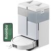 iRobot Roomba® Plus 416 Combo robot aspirapolvere lavapavimenti, 20.000 Pa | Con stazione AutoWash™ autosvuotante mappa LiDAR multilivello, mop rotanti ed estensibili con asciugatura ad aria calda, nero