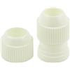 PME JEM Grande accoppiatore, plastica, White, 3.5 x 3.5 x 5.8 cm
