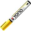 Marabu YONO 12400103019 - Pennarello acrilico versatile con punta rotonda giapponese 1,5 - 3 mm, a base d'acqua, resistente alla luce e impermeabile, per quasi tutte le superfici
