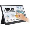 ASUS ZENSCREEN TOUCH MB16AHT, Monitor Portatile da 15,6 IPS FHD, Nero | (1920 x 1080), 10 Punti Touch, Mini-HDMI, Supporto Ergonomico, Treppiede, Senza Sfarfallio, Tecnologia Filtro Luce Blu