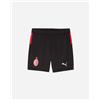 Puma Milan Home 25-26 Jr - Pantaloncini Calcio Ufficiali - Nero