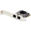 StarTech.com Scheda di rete PCIe Gigabit a 2 porte, adattatore di rete LAN PCI E