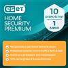 ESET HOME Security Premium 2026 10 dispositivi 1 anno Firewall VPN Crittofgrafia