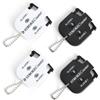 TMZELOA Contatore punteggio Golf, contacolpi Manuale, segnapunti per 2 Giocatori | 4 pezzi, contatore golf, doppio display, indicatore punteggio, catenella a sfere, contacolpi manuale leggero per 2 giocatori