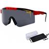 LBAWJWAIL Occhiali da sole polarizzati P-V per sport (uomo e donna) | Protezione UV400 per ciclismo, baseball, corsa, pesca, softball e golf