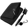 Slyzjdl Golf Club Cleaner Pennello per Mazze da Golf Spazzola a Doppio Lato Panno Microfibra 40x60cm Accessorio Portatile Pulizia Efficace di Facce E