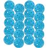 Kisangel 20 Pezzi Palline da Allenamento Pickleball 74mm 40 Fori in PE Blu | Controllo Migliorato, Traiettoria Stabile e Colpi Silenziosi, per Principianti, Gioco Interno ed Esterno