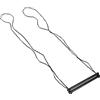 TOPBATHY Imbracatura da Sci Corda, Allenatore per Adulti Nero | PVC e Corda in Nylon, Design Impugnatura, per Sci e Snowboard, Uso Semplice e Trazione Facile