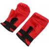 USHOBE Guantoni da Pugilato Professionali per Allenamento e Sparring Rosso | Cuoio Rivestimento in Schiuma Poliuretanica, Antiscivolo e Resistente All'usura, per Muay Thai e Arti Marziali Miste
