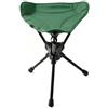 AsrMyjcx Sgabello Girevole con Borsa Portatile, Verde, con Borsa | Seduta Triangolare Imbottita, Sgabello con Piedini Stabilizzanti, per Pesca, Escursionismo, Campeggiatori