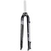 Zpengtai Forcella MTB Forcella Rigida Opaca Adatta for Mountain Bike in Lega di Alluminio da 26/27,5/29 Pollici, Tubo Dritto, Montante Anteriore 28,6 mm, Forcella MTB