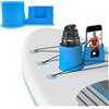 Pesoncarl Portabicchieri per Paddle Board con Supporto per Telefono, Tazza in plastica per Paddle Board con Foro di Scarico, Accessori di Ricambio per con Fissaggio a Filo per Gli Amanti del paddl