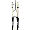 Zpengtai Forcella MTB Forcella Downhill MTB Mountain Bike Sospensione Smorzamento Bicicletta Nero Bianco Oro Dorato