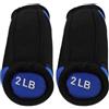 BESTOMZ Manubri Morbidi Ergonomici Blu in Sbr e Sabbia di Ferro | Impugnatura Confortevole, Presa Sicura, Riduce lo Sforzo su Mani e Polsi, Uso Versatile