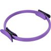 HERCHR Anello Pilates, Attrezzatura Versatile per l'allenamento del Cerchio | PP+EVA+schiuma+fibra di vetro, diametro 14,6 pollici, manici riempiti di schiuma, ideali per il fitness