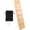 GATHINESS Porta Freccette in Legno da Parete 12 Slot per Bersaglio | Espositore Elegante, Montaggio Preciso Viti, per Casa e Ufficio, Soluzione Salvaspazio per Attrezzatura