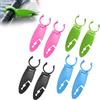 ADASTONE Set di 8 clip per pinne per tavola da paddle, accessori per SUP, clip di fissaggio regolabili, montaggio semplice, tenuta sicura, per stand up paddle, pinne, sport acquatici all'aperto