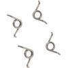 NiuLumea Molla di ripristino argento per mulinello Daiwa Tatula TW100 21LTD SV Casting 4 pezzi di ricambio in metallo diametro filo 08 mm