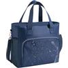Generic Borse per il pranzo termoisolanti per adulti Borsa tote riutilizzabile | Con borsa da pranzo a tracolla regolabile perfetta per lavoro, scuola, ufficio, viaggi, campeggio e picnic e