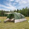 IBUQDDV Tenda verde in poliestere 185T con borsa per il trasporto per il campeggio