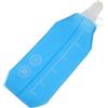 HOMOCONO Borraccia Morbida Pieghevole da Corsa 500ml 17 Oz in Tpu Blu | Idratazione per Trekking e Sport All'aperto, Design Salvaspazio, Uso Versatile, Beccuccio in Silicone