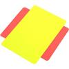 Generic Carte di riferimento e gialle, PVC calcio Arbitro Strumento per le partite | Durable set di carte rosse e gialle, per partite di riferimento per calcio, facile da trasportare, 11 x 8 cm