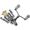 Zqkimzi Mulinello di precisione a doppio braccio 50 kg max forza frenante | Mulinello da spinning per acqua salata interna, ghiaccio, costiera, kayak, pesca a traino, pesca a mosca