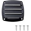 Generico Presa d'aria per barche - Copertura per presa d'aria marina a 4 slot per la | bocchetta 'aria per barche copertura marina griglia di ventilazione a 4 slot yacht per camper cabina accessorio hardware