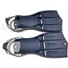 Baoblaze Subacquee Regolabili da Immersione da Nuoto da Snorkeling Spinta Stabile con Minore Affaticamento Fibbia Rapida Cinturino a Molla Materiale TPE Adatte , Blu Grigio , S 35-38