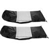 VOSAREA 2 Pezzi Borsa per Tappetino da Yoga Oxford Nero | Coulisse, Formato Capiente, Stile Semplice, Trasporto a Spalla, per Uso Quotidiano e Varie Occasioni