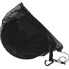KOMBIUDA Borsa per Pallone da Basket con Coulisse e Clip, Rete Oxford Nera | Allenamenti a Scuola e Palestra, Traspirante, Facile da Pulire, per Pallavolo e Sportivi