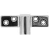 Mobestech Base di Fissaggio per Remi in Acciaio Inox, Montaggio Laterale | Foro 13mm, Interasse 69,9mm e 40,7mm, Installazione su Lato Destro o Sinistro, per Barche Grandi