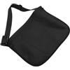 GRIRIW Borsa Raccogli-palline da Tennis a Vita in Nylon Oxford Nero | Baseball e Golf, Struttura Stabile Chiusura Zip, per Riporre gli Accessori Sportivi Quotidiani