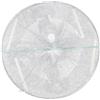 MUCKLILY Nassa da Pesca Rotonda per Gamberetti e Alborelle in Nylon | Uso Esterno e Acque Dolci, Acciaio Inossidabile, Bianco, Portatile, Resistente All'usura