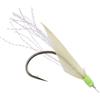 ULDIGI 2 Corde Amo da Pesca in Nylon con Testa Luminosa e Pelle di Pesce | Pesca Notturna e Mare Salato, Rig Preannodato da Due Pezzi, Effetto Luminoso e Flasher