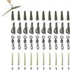 Generic Attrezzi da pesca Collegamenti rapidi per la pesca, cappucci protettivi | Kit di raccordi terminali a gancio per trota, persico, merluzzo, acqua dolce, fiumi, serbatoi,