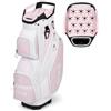 Tivor 15 Way Golf Cart Bag Silent T-Lock, divisori, camo rosa nero | Lunghezza intera, grande putter bene, 12 tasche, refrigeratore isolato, tessuto impermeabile, stile robusto e base stabile.