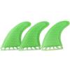 Wswqop 3 Pezzi Stabilizzatori per Fibra, Verde, Size to 1 | Idrodinamiche, stabilizzatori per Nido D'ape, Compatibili, Pinna da surf Linguetta Singola, Surfisti