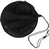 JUMPLAWN Borsa Porta Palloni Sportivi a Tracolla, Rete Porta Palloni, Tessuto Oxford Nero, con Clip a Fibbia, Traspirante, Capiente, per Pallavolo, Sport All'aperto e Casa