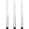 BESPORTBLE 3 Pezzi Prolunga Asta Golf Ferro 0,58 Pollici, Argento | Compatibile con Impugnature e Teste Diverse, Installazione Facile, Aumenta la Lunghezza, per Ferri