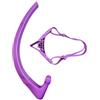 Fonowx Snorkel con Cinghia per la Testa | Tubo Curvo, Aeratore, Leggero, Attrezzatura, per Piscina,